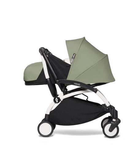 Rent Baby Gear INCLUDING BABYZEN YOYO2 6+ Stroller - White Frame with  Peppermint Seat Cushion & Canopy